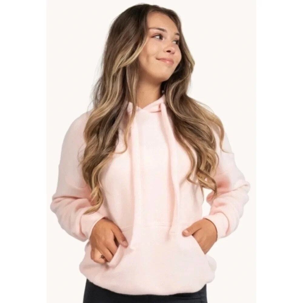 SOFT SERVE Cloud Cotton Hoodie in Blush Pink S